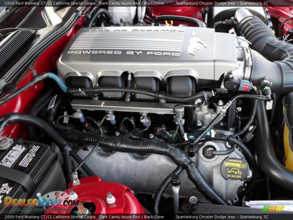 2009 Ford Mustang GT/CS California Special Coupe Dark Candy Apple Red / Black/Dove Photo #21