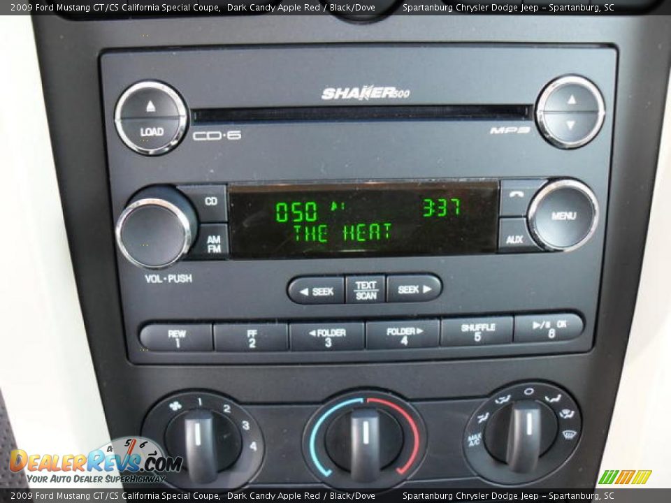 2009 Ford Mustang GT/CS California Special Coupe Dark Candy Apple Red / Black/Dove Photo #23