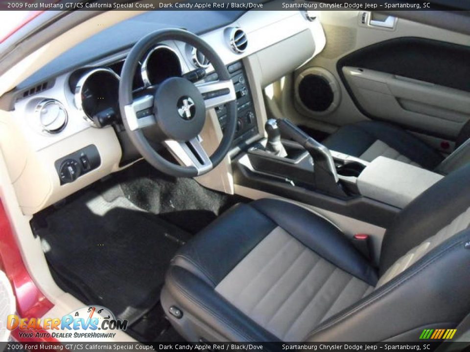 2009 Ford Mustang GT/CS California Special Coupe Dark Candy Apple Red / Black/Dove Photo #25