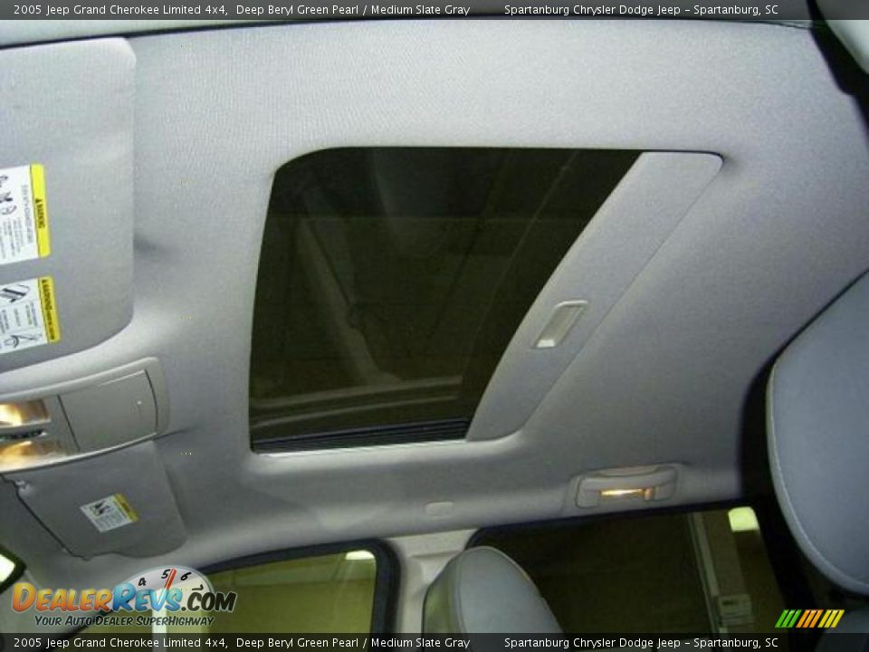2005 Jeep Grand Cherokee Limited 4x4 Deep Beryl Green Pearl / Medium Slate Gray Photo #27