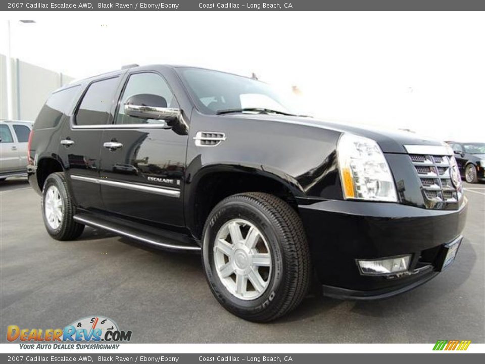 2007 Cadillac Escalade AWD Black Raven / Ebony/Ebony Photo #1