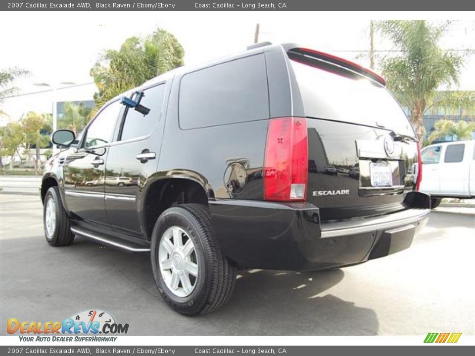 2007 Cadillac Escalade AWD Black Raven / Ebony/Ebony Photo #7