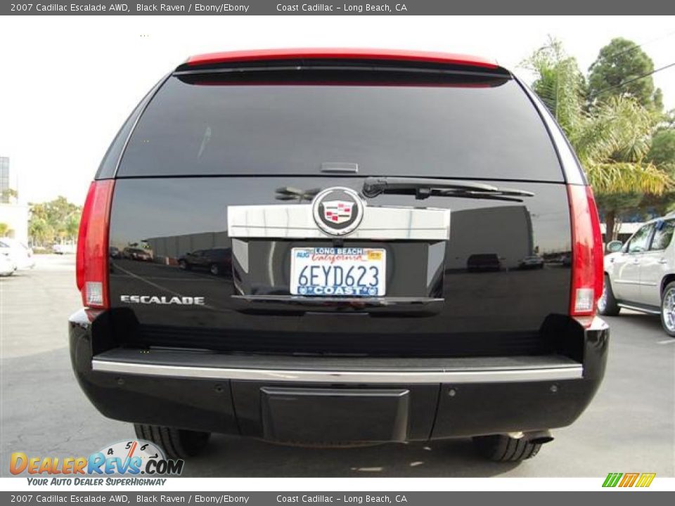 2007 Cadillac Escalade AWD Black Raven / Ebony/Ebony Photo #8