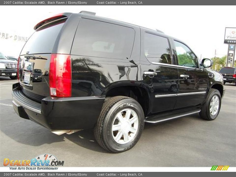 2007 Cadillac Escalade AWD Black Raven / Ebony/Ebony Photo #9