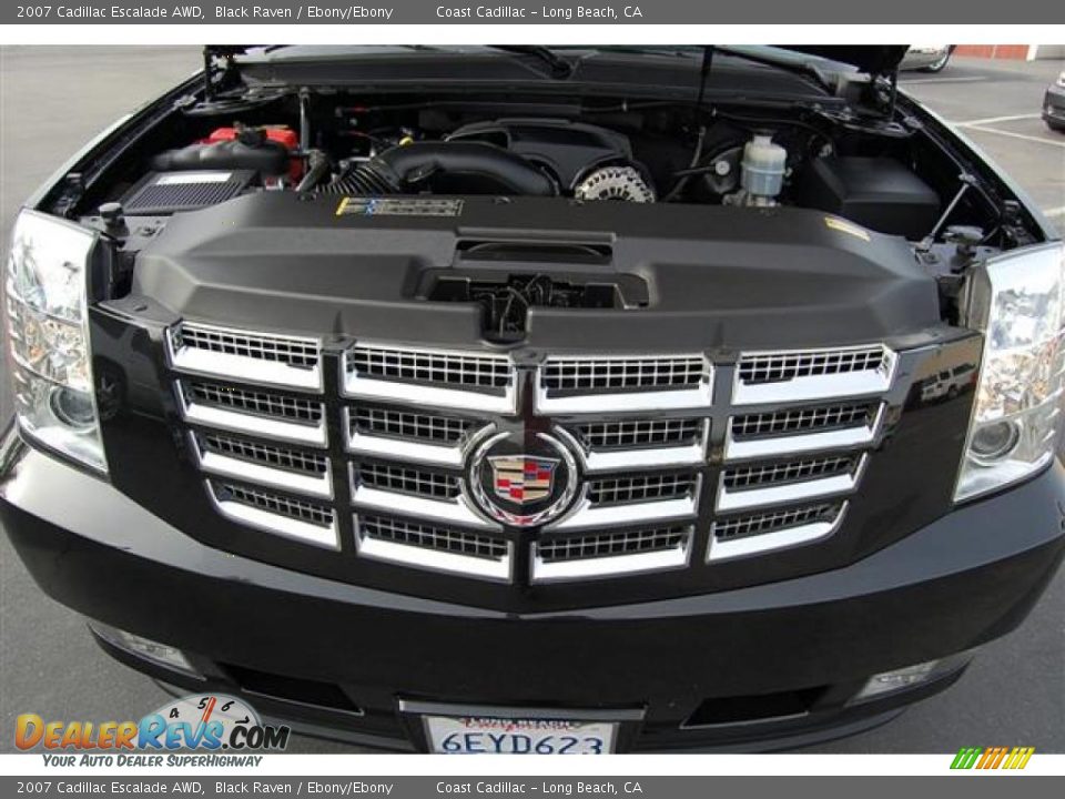 2007 Cadillac Escalade AWD Black Raven / Ebony/Ebony Photo #14