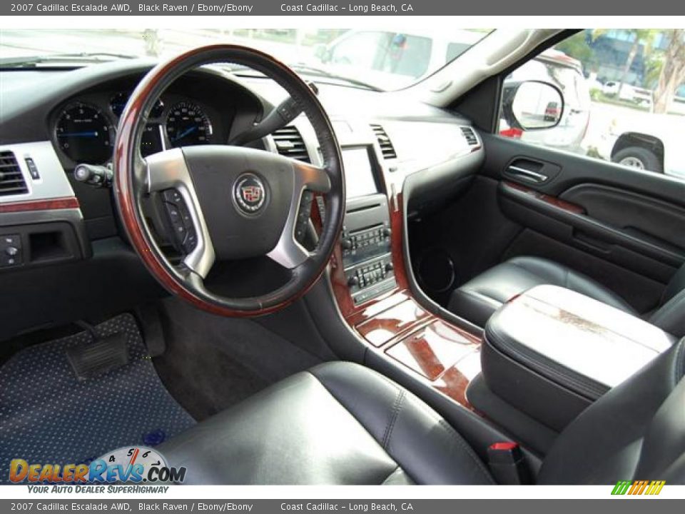 2007 Cadillac Escalade AWD Black Raven / Ebony/Ebony Photo #16