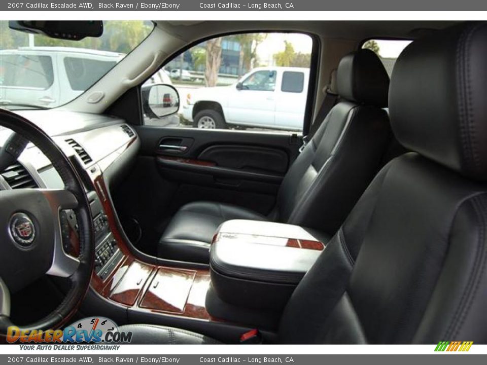 2007 Cadillac Escalade AWD Black Raven / Ebony/Ebony Photo #17