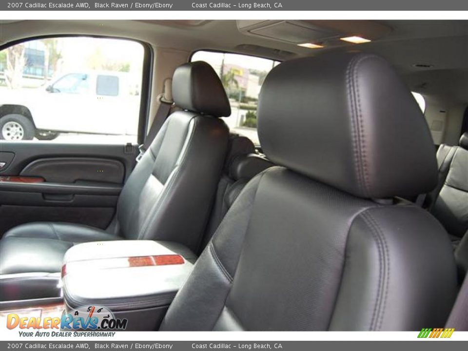 2007 Cadillac Escalade AWD Black Raven / Ebony/Ebony Photo #18