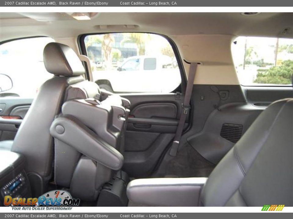 2007 Cadillac Escalade AWD Black Raven / Ebony/Ebony Photo #23