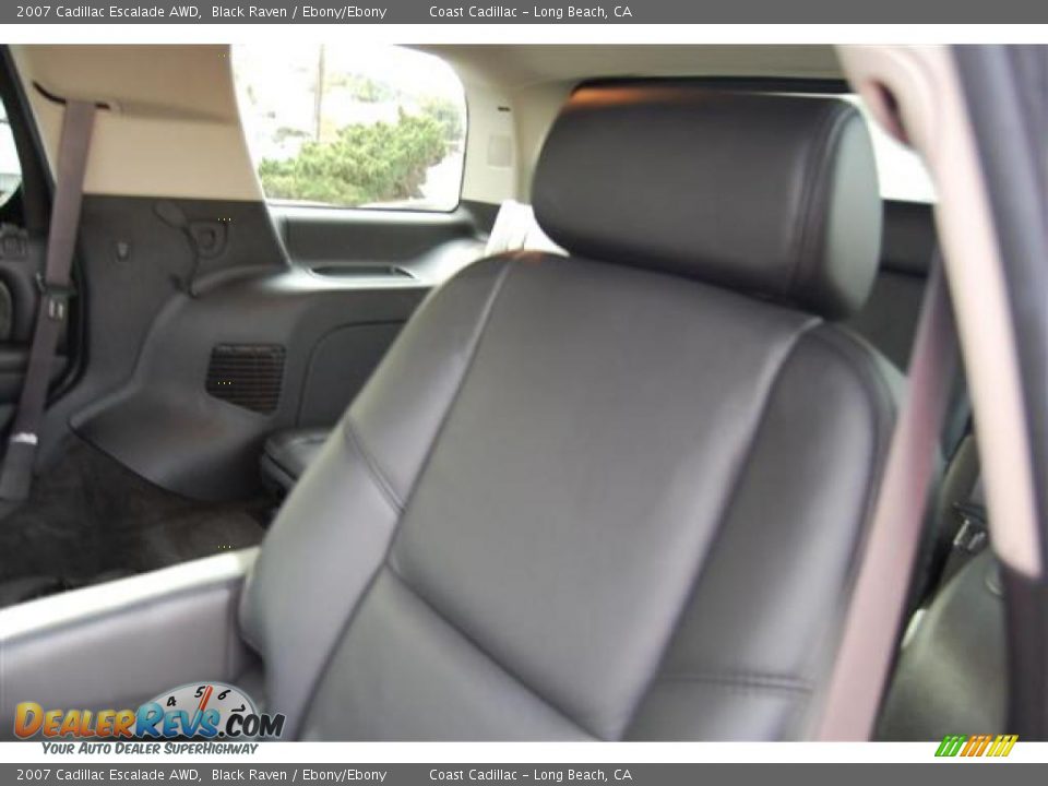 2007 Cadillac Escalade AWD Black Raven / Ebony/Ebony Photo #24