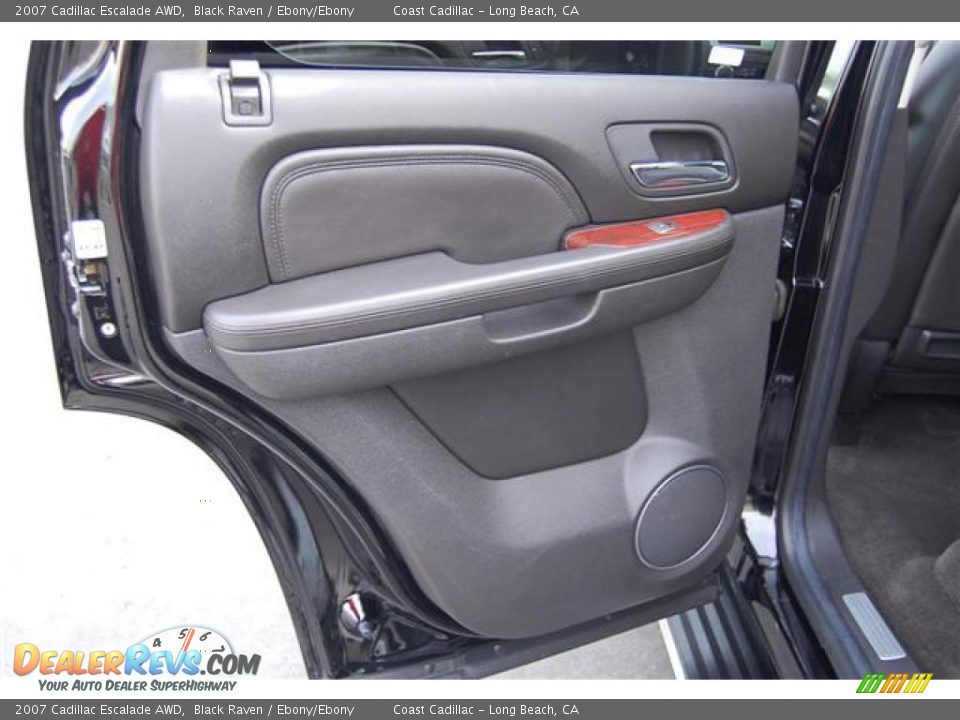 2007 Cadillac Escalade AWD Black Raven / Ebony/Ebony Photo #27