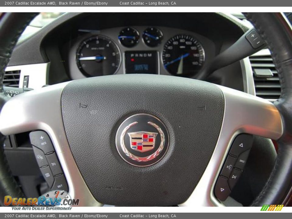2007 Cadillac Escalade AWD Black Raven / Ebony/Ebony Photo #29