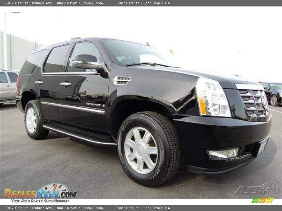 2007 Cadillac Escalade AWD Black Raven / Ebony/Ebony Photo #32