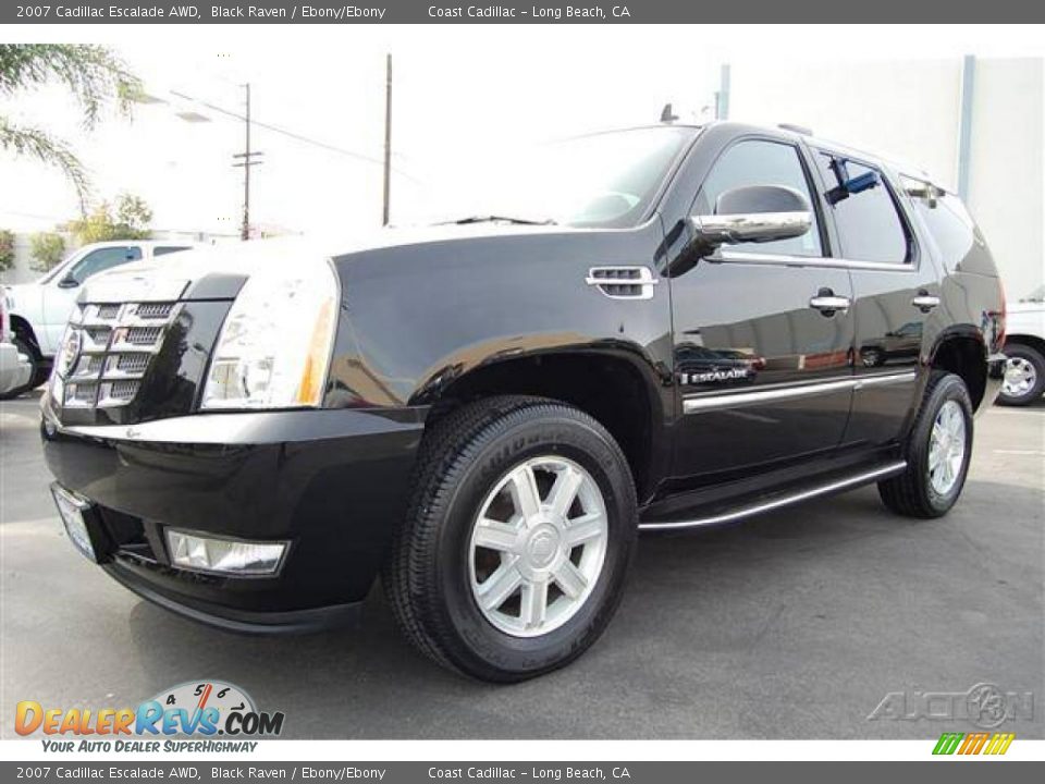 2007 Cadillac Escalade AWD Black Raven / Ebony/Ebony Photo #34