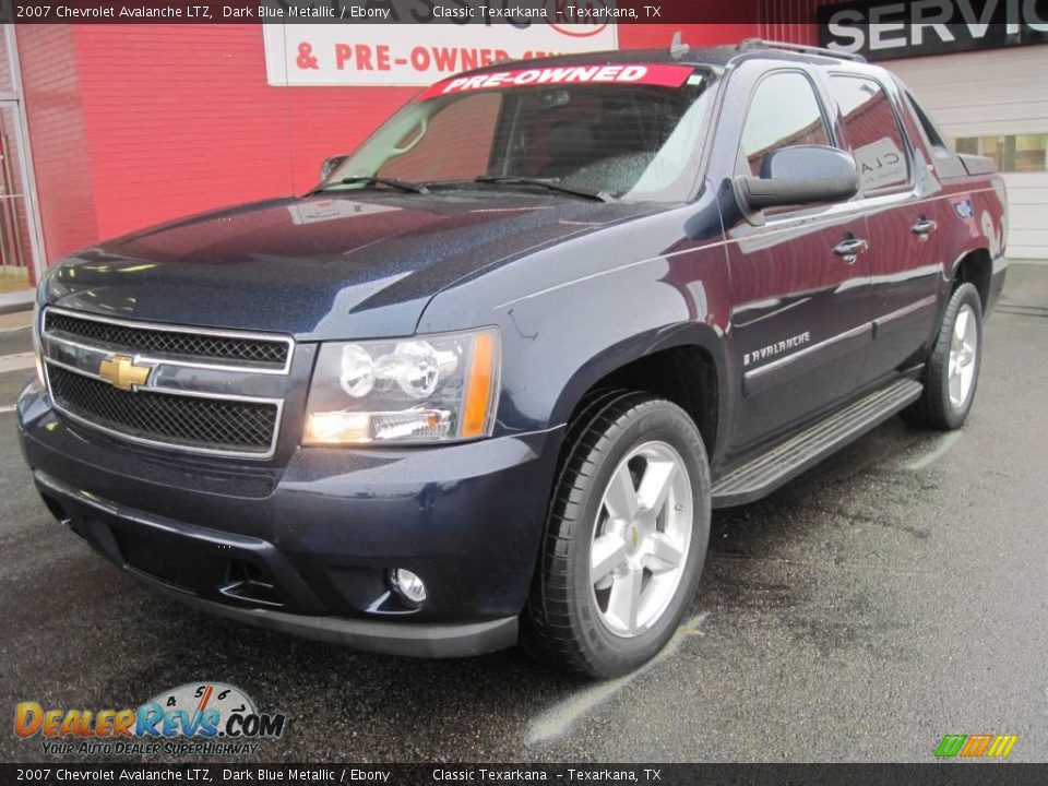 2007 Chevrolet Avalanche LTZ Dark Blue Metallic / Ebony Photo #1
