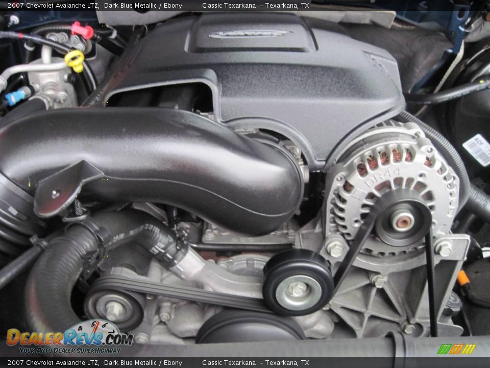 2007 Chevrolet Avalanche LTZ Dark Blue Metallic / Ebony Photo #14