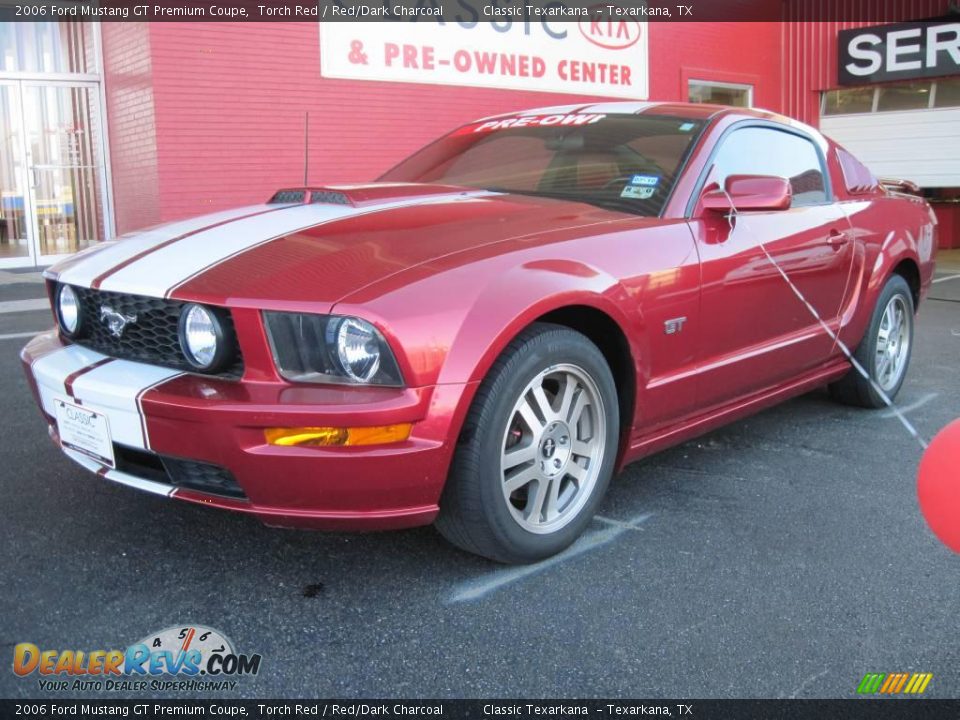 2006 Ford Mustang GT Premium Coupe Torch Red / Red/Dark Charcoal Photo #1