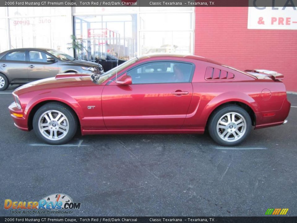 2006 Ford Mustang GT Premium Coupe Torch Red / Red/Dark Charcoal Photo #3