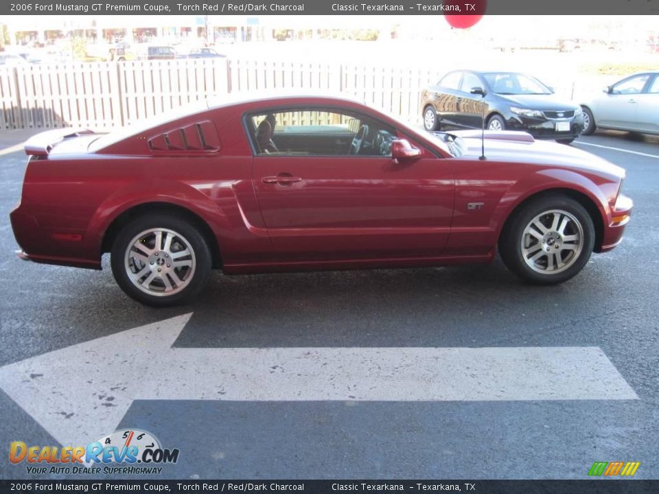 2006 Ford Mustang GT Premium Coupe Torch Red / Red/Dark Charcoal Photo #4