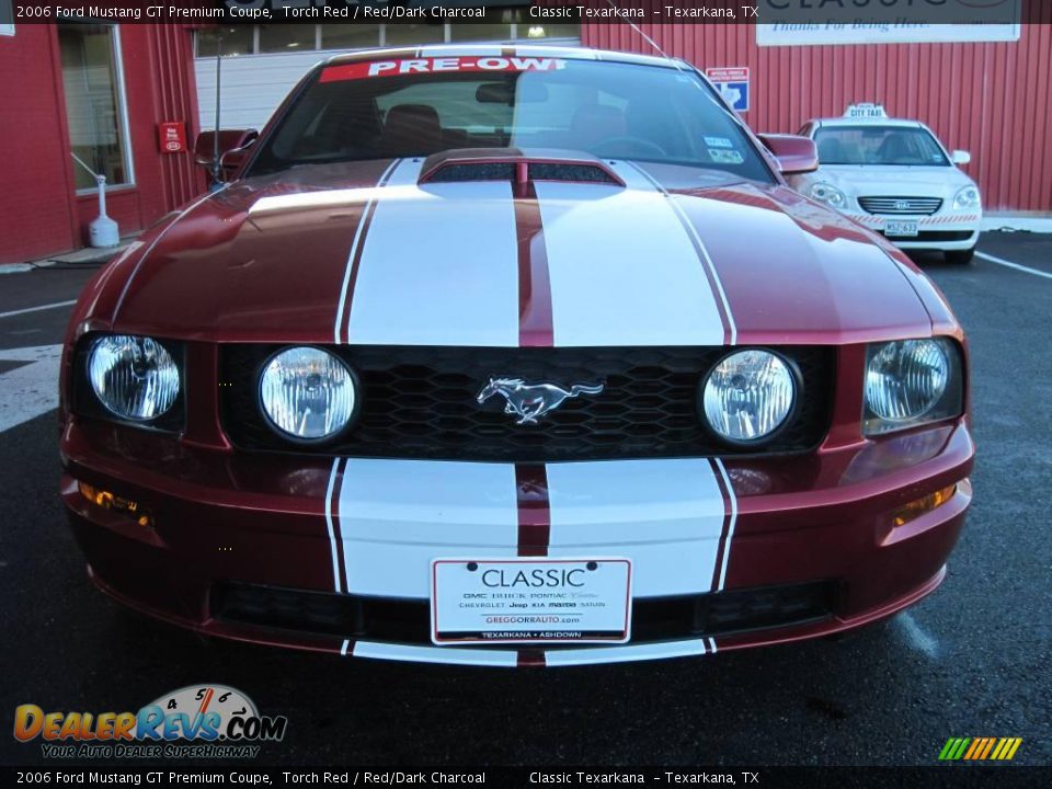 2006 Ford Mustang GT Premium Coupe Torch Red / Red/Dark Charcoal Photo #5