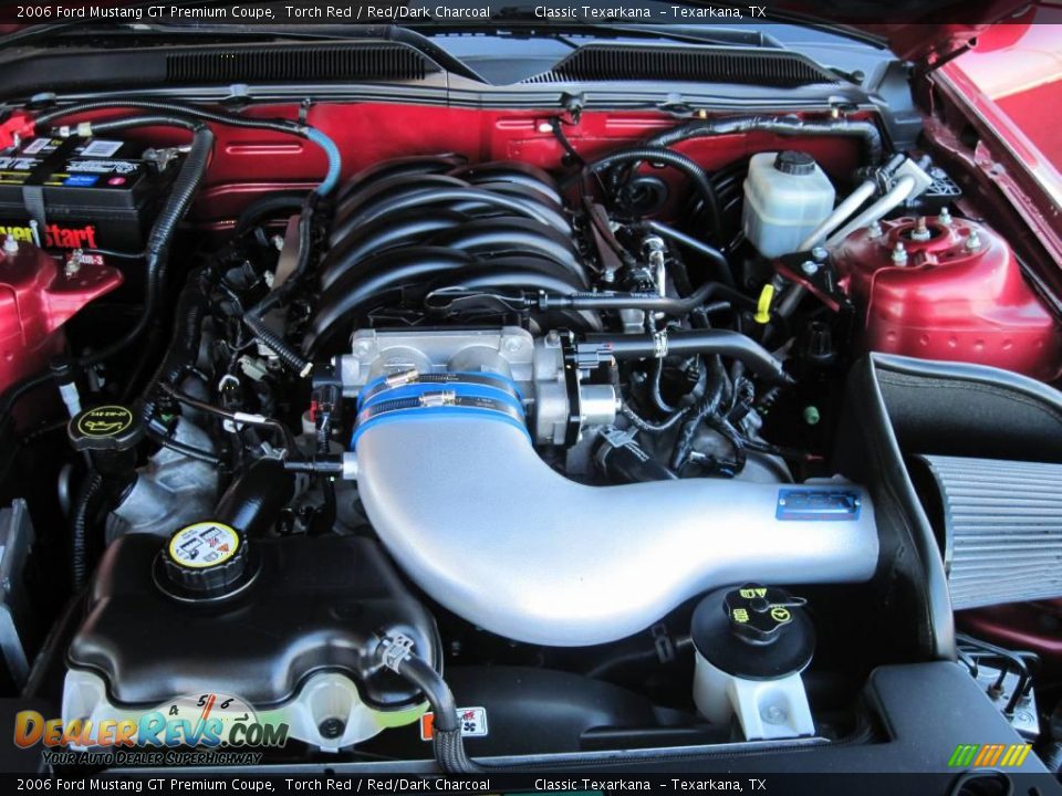 2006 Ford Mustang GT Premium Coupe Torch Red / Red/Dark Charcoal Photo #12