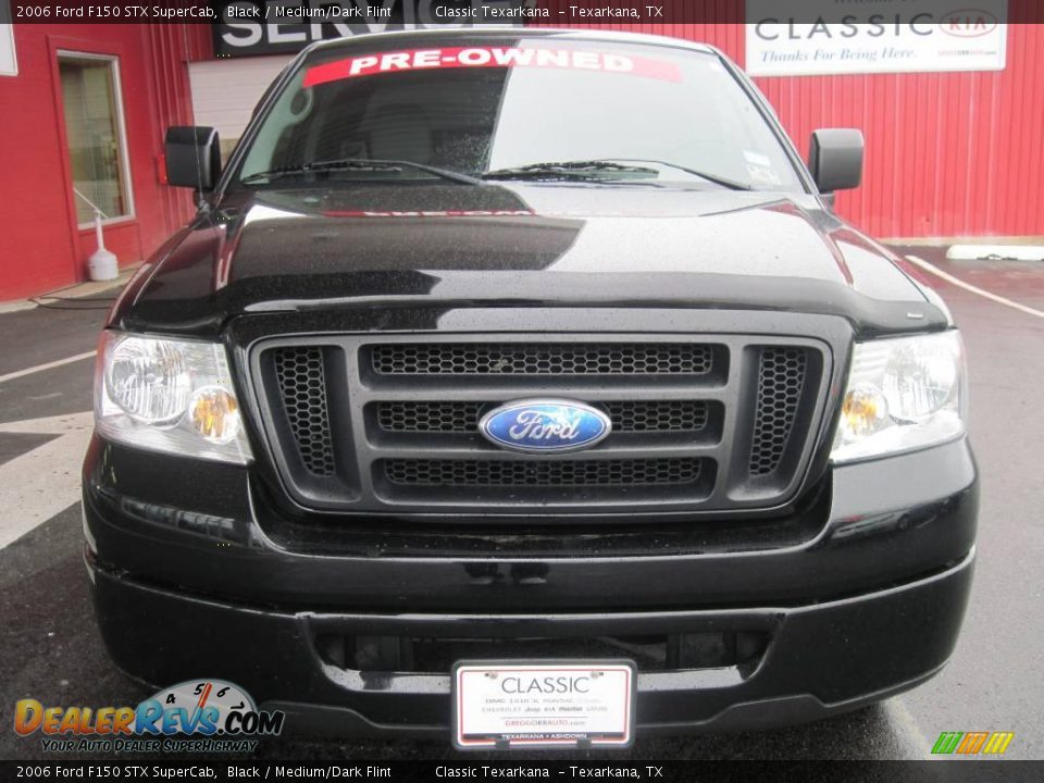 2006 Ford F150 STX SuperCab Black / Medium/Dark Flint Photo #5