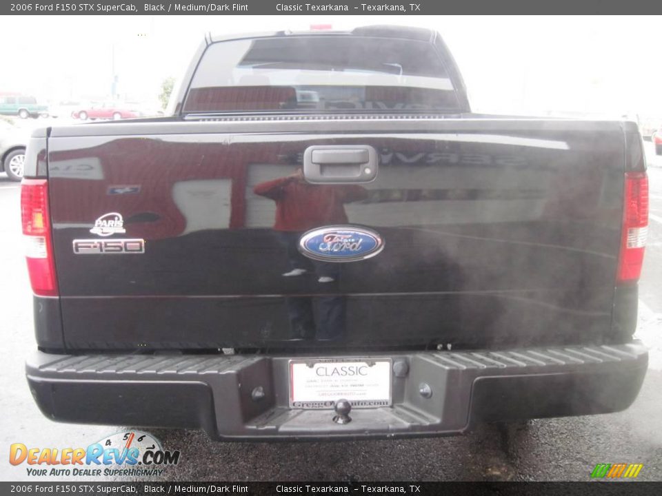 2006 Ford F150 STX SuperCab Black / Medium/Dark Flint Photo #6