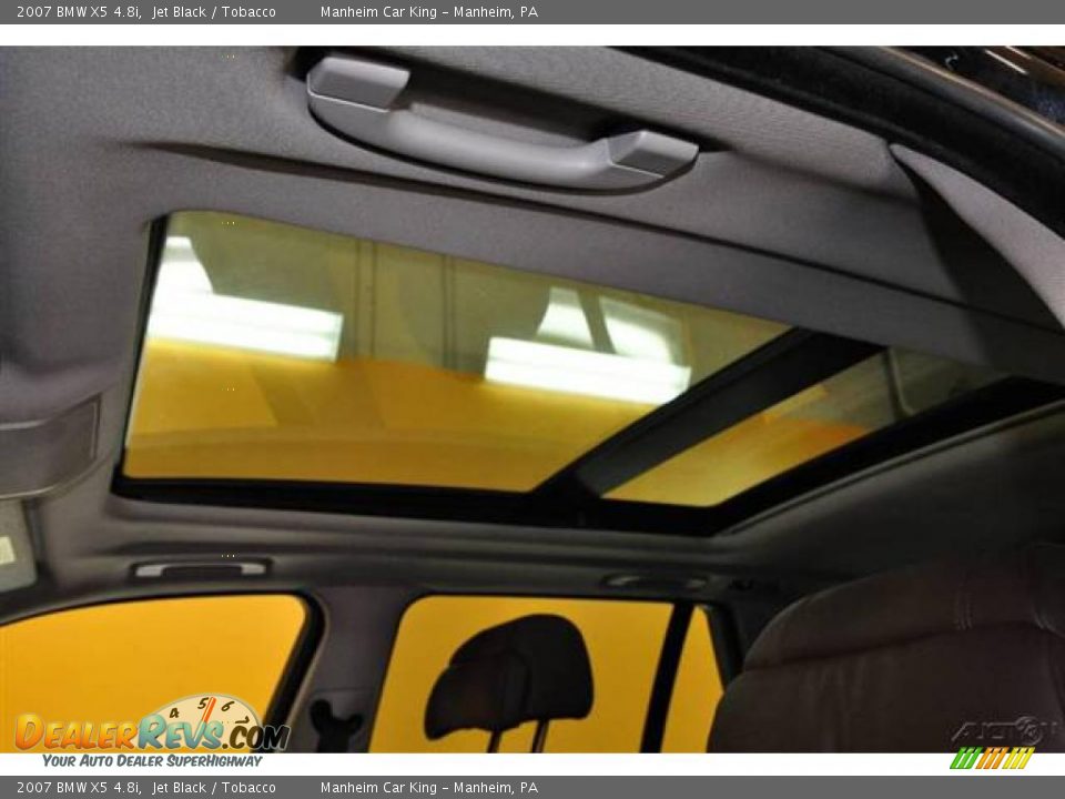 2007 BMW X5 4.8i Jet Black / Tobacco Photo #12
