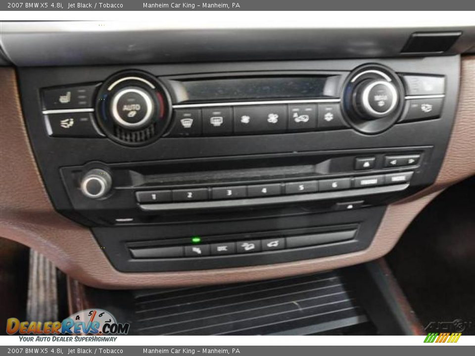 2007 BMW X5 4.8i Jet Black / Tobacco Photo #15