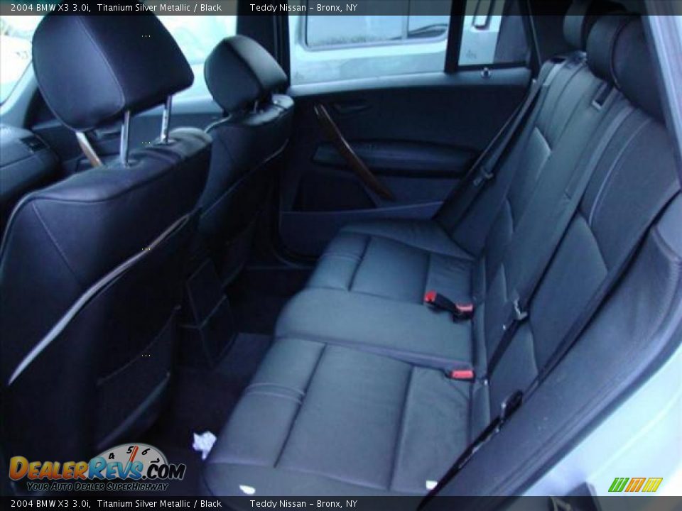 2004 BMW X3 3.0i Titanium Silver Metallic / Black Photo #4