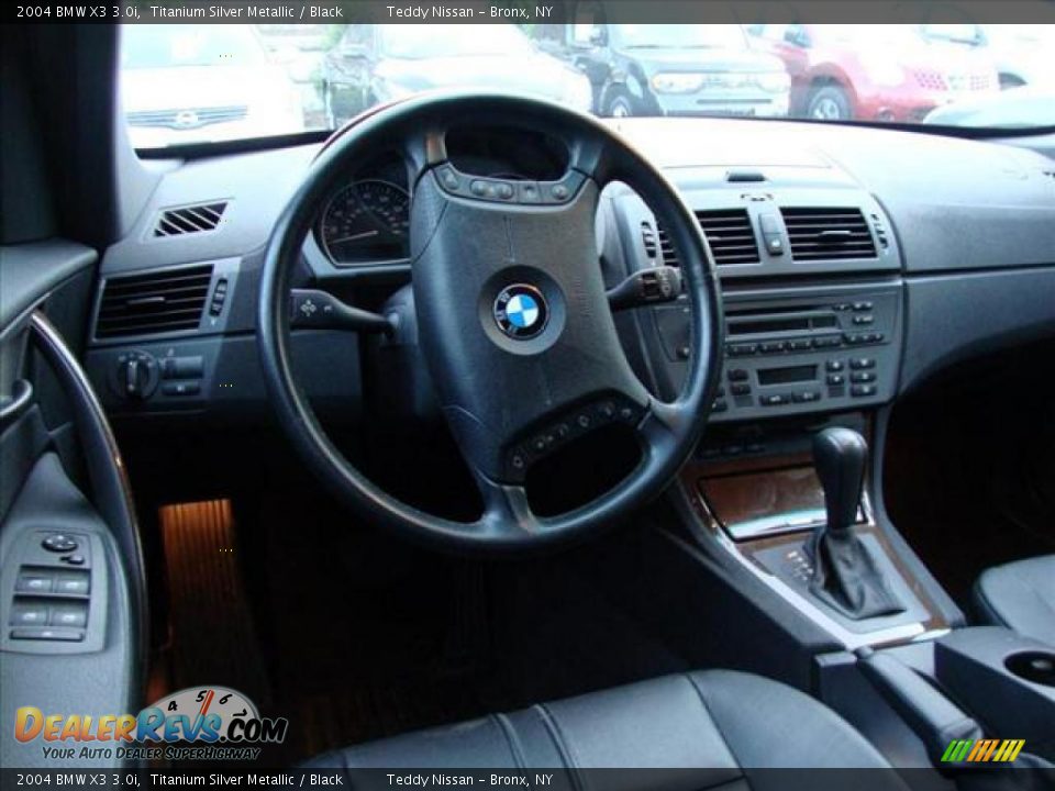 2004 BMW X3 3.0i Titanium Silver Metallic / Black Photo #5
