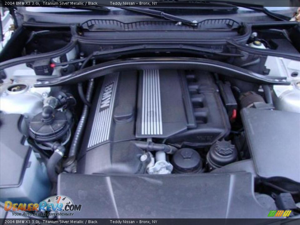 2004 BMW X3 3.0i Titanium Silver Metallic / Black Photo #9