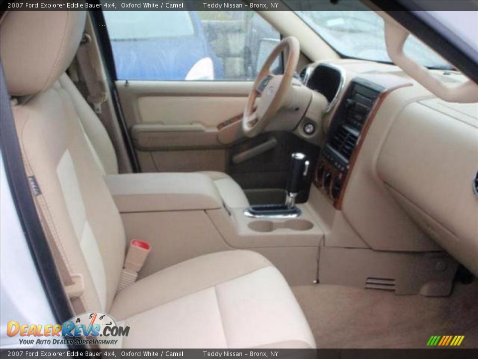 2007 Ford Explorer Eddie Bauer 4x4 Oxford White / Camel Photo #7