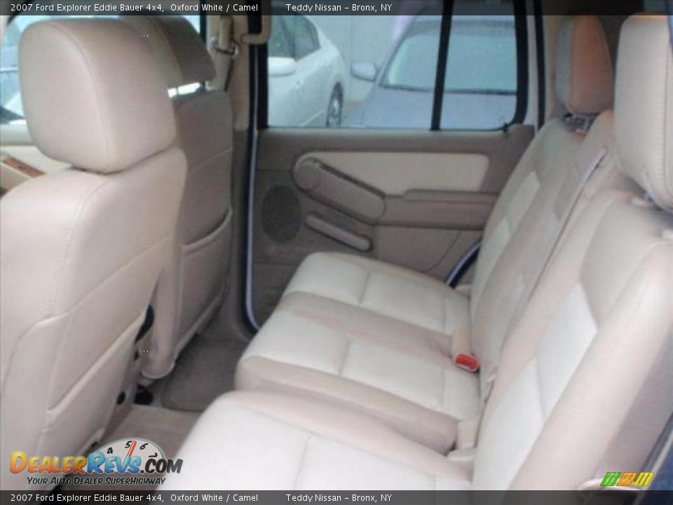 2007 Ford Explorer Eddie Bauer 4x4 Oxford White / Camel Photo #9