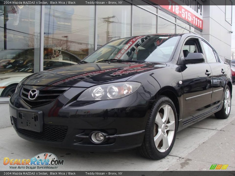 2004 Mazda MAZDA3 s Sedan Black Mica / Black Photo #1