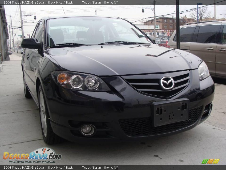 2004 Mazda MAZDA3 s Sedan Black Mica / Black Photo #3