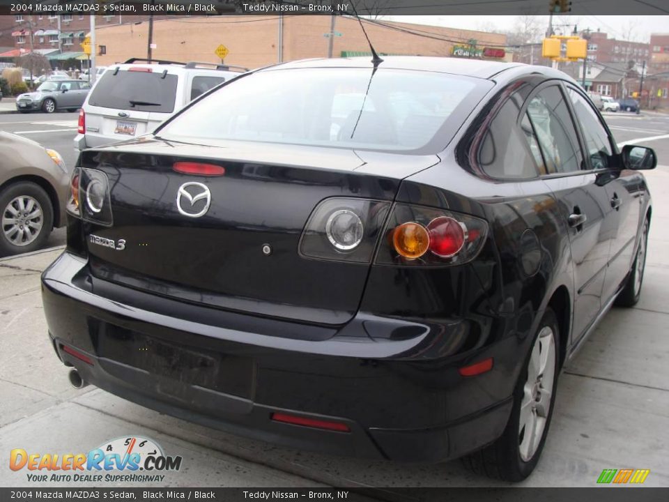 2004 Mazda MAZDA3 s Sedan Black Mica / Black Photo #4