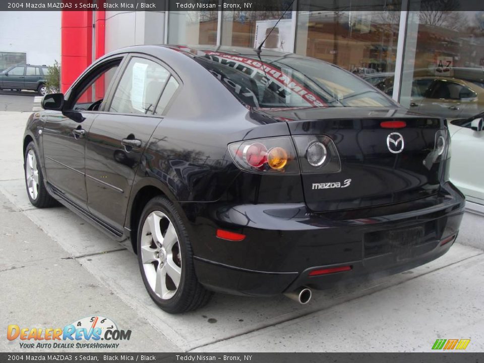2004 Mazda MAZDA3 s Sedan Black Mica / Black Photo #6