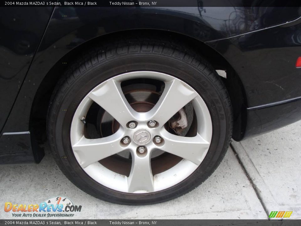 2004 Mazda MAZDA3 s Sedan Black Mica / Black Photo #7