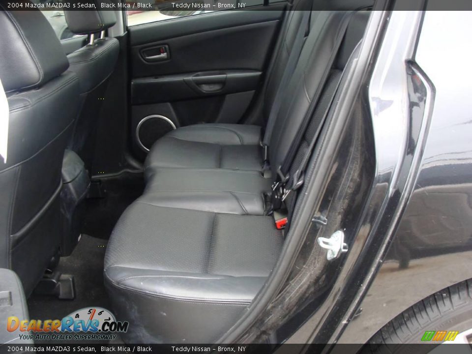 2004 Mazda MAZDA3 s Sedan Black Mica / Black Photo #16