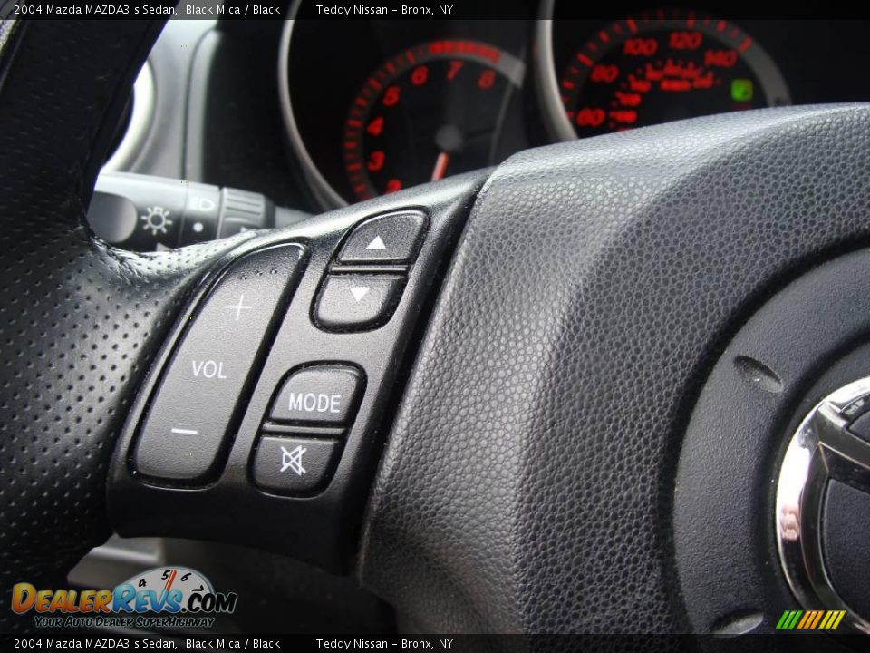 2004 Mazda MAZDA3 s Sedan Black Mica / Black Photo #19