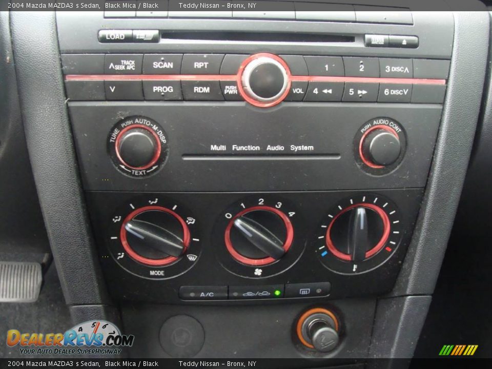 2004 Mazda MAZDA3 s Sedan Black Mica / Black Photo #21