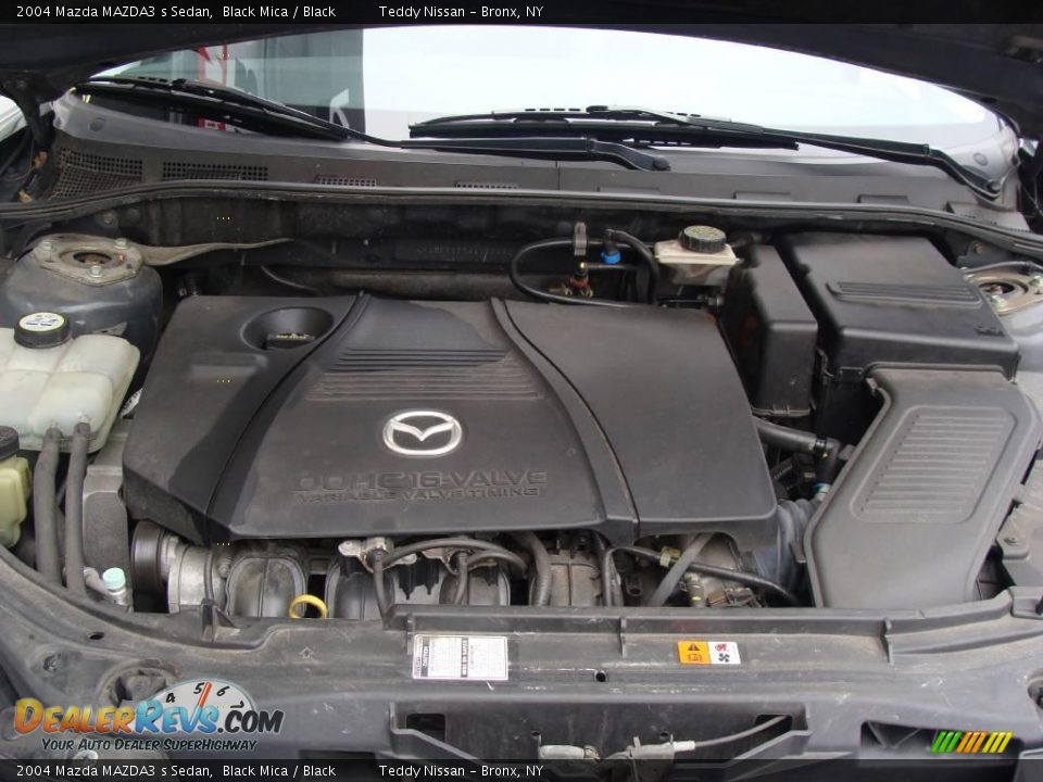 2004 Mazda MAZDA3 s Sedan Black Mica / Black Photo #25