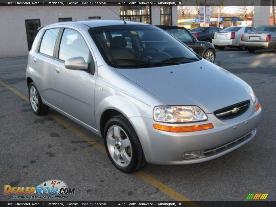 2006 Chevrolet Aveo LT Hatchback Cosmic Silver / Charcoal Photo #1