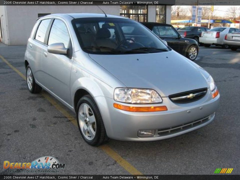 2006 Chevrolet Aveo LT Hatchback Cosmic Silver / Charcoal Photo #2