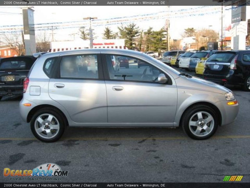 2006 Chevrolet Aveo LT Hatchback Cosmic Silver / Charcoal Photo #3