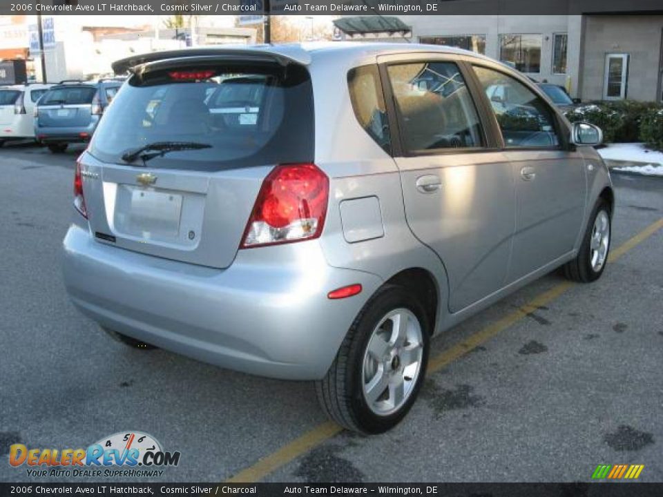 2006 Chevrolet Aveo LT Hatchback Cosmic Silver / Charcoal Photo #4