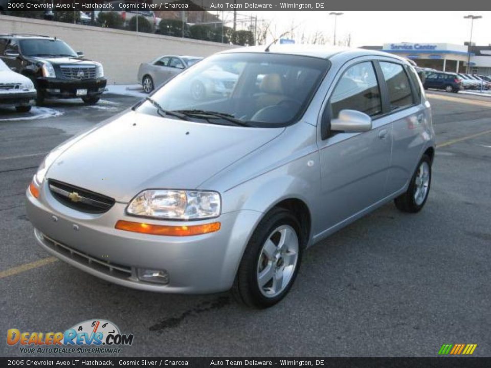 2006 Chevrolet Aveo LT Hatchback Cosmic Silver / Charcoal Photo #8