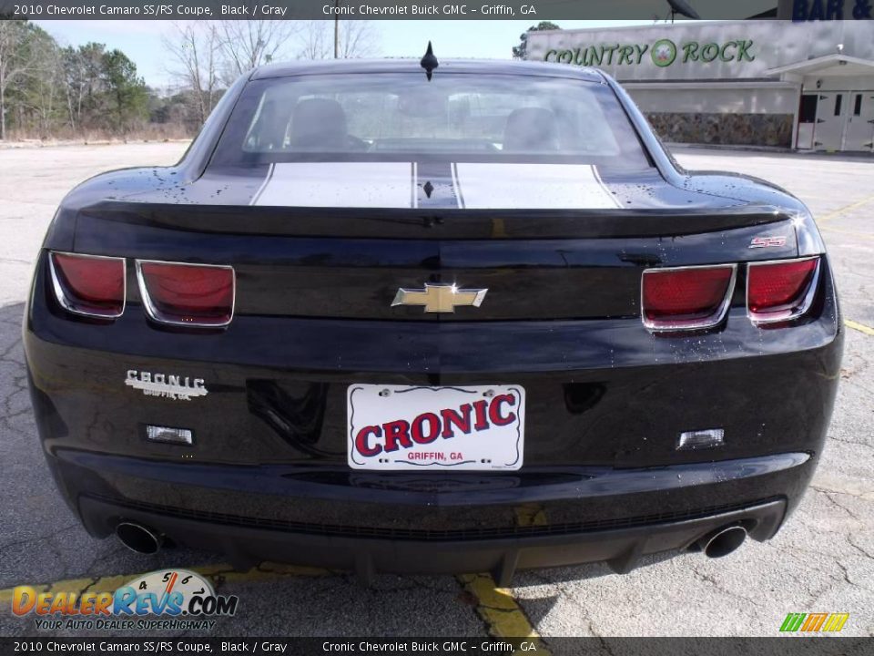 2010 Chevrolet Camaro SS/RS Coupe Black / Gray Photo #4