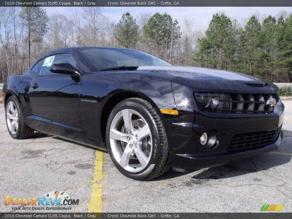 2010 Chevrolet Camaro SS/RS Coupe Black / Gray Photo #7